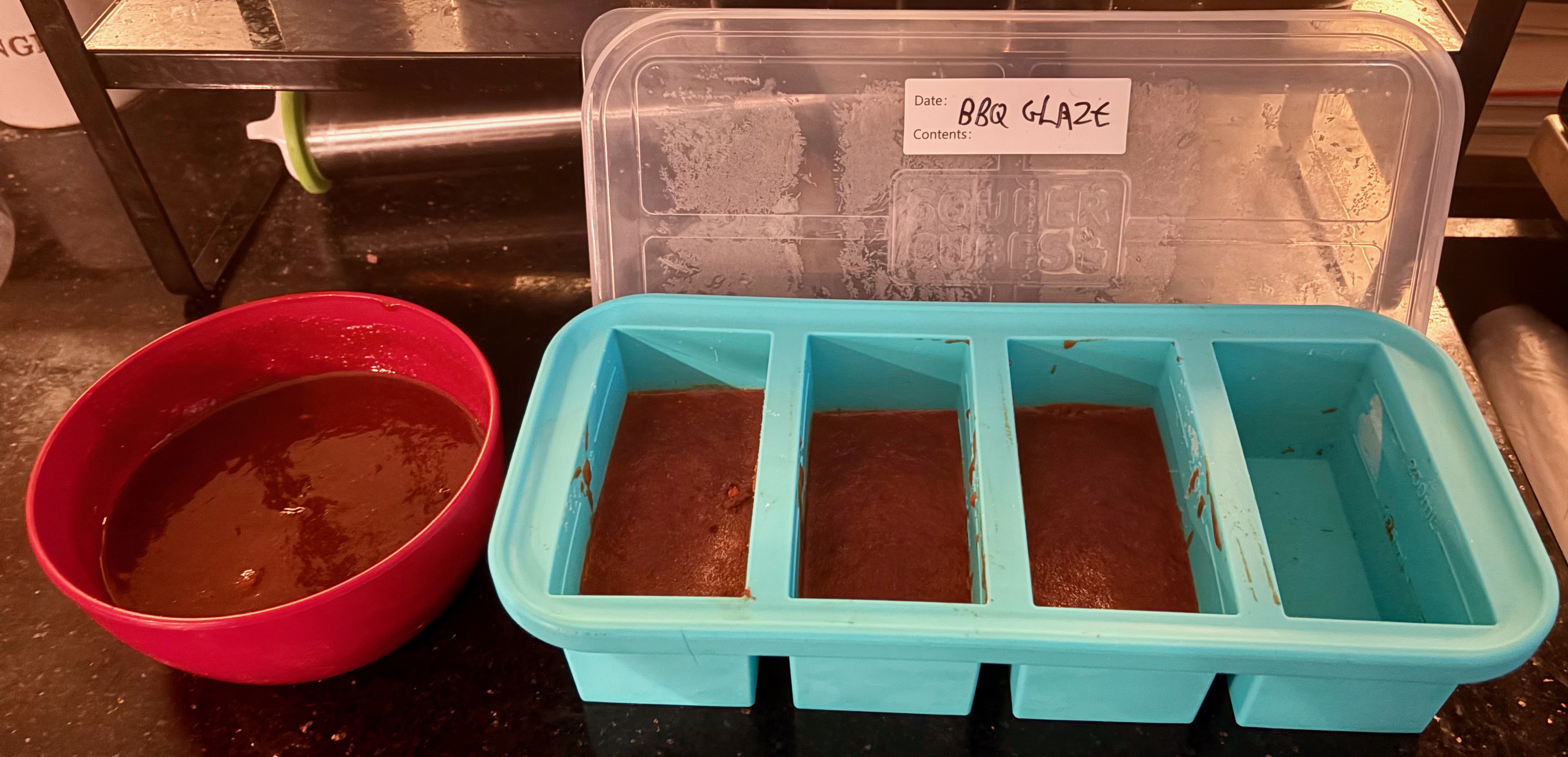 Actually, make the glaze whenever, you've got lots of time...